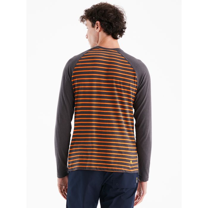 Shirt over striped long sleeve sales