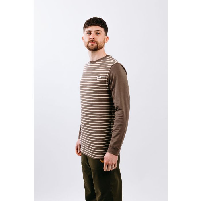 Moon Striped Long Sleeve Top