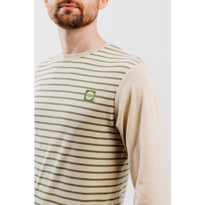 Moon Striped Long Sleeve Top