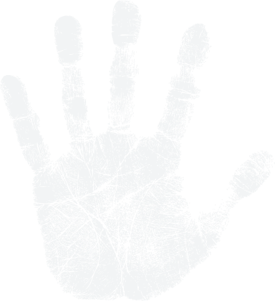 Handprint background dust